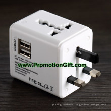 World Travel Adapter with USB Port